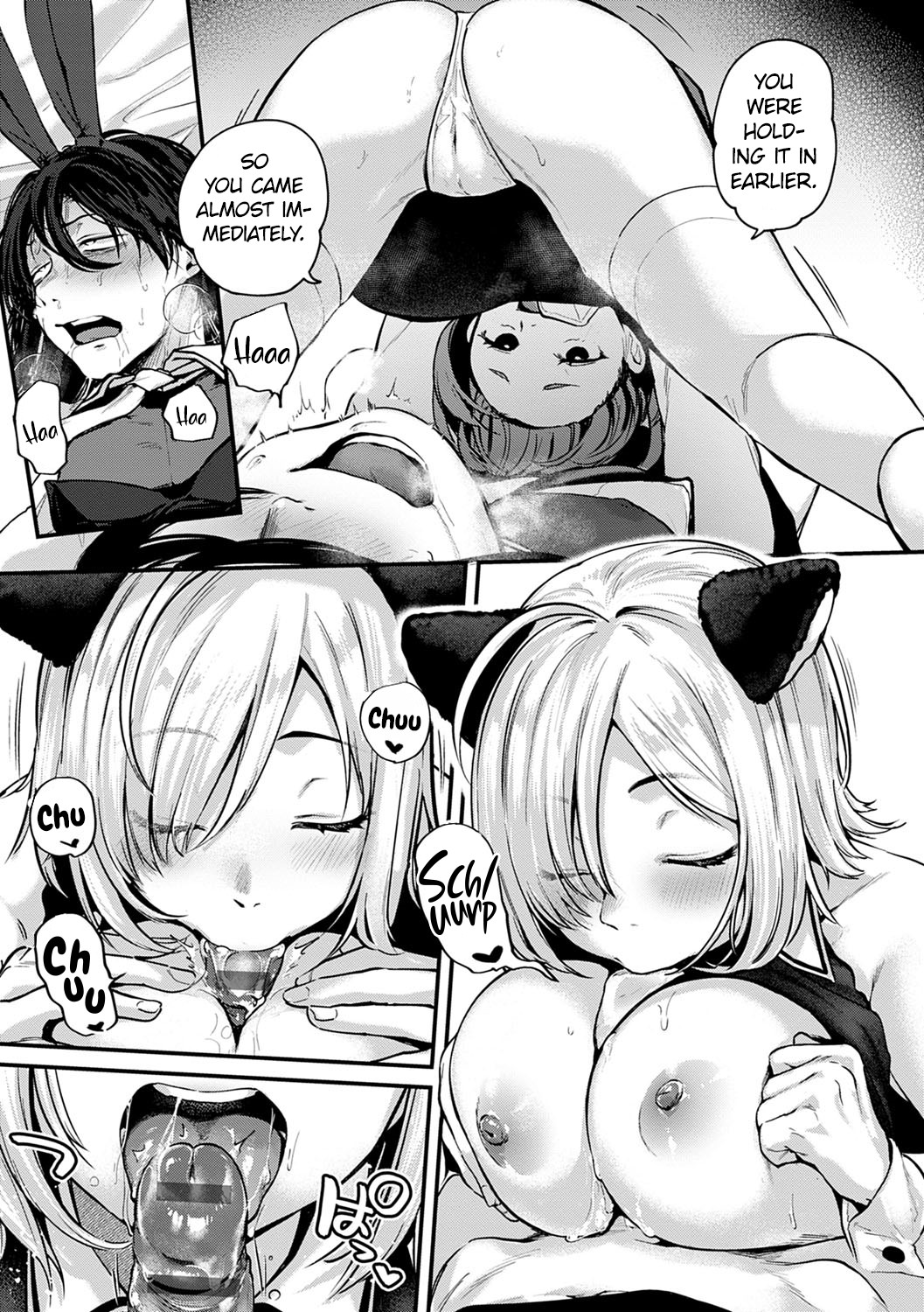 Hentai Manga Comic-Do Doujin Artists Dream of Threesome Sex After Work?-Read-19